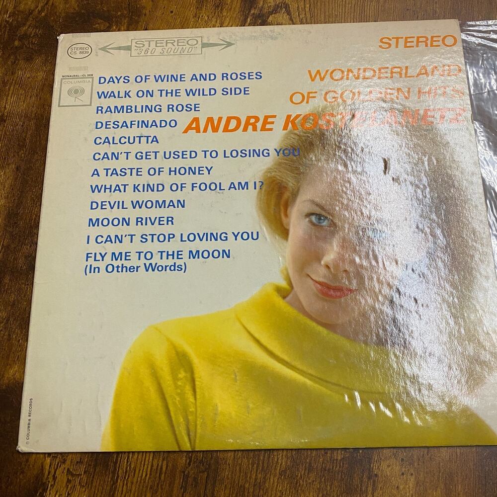 Wonderland of Golden Hits, Andre Kostelanetz, Vinyl Records LP
